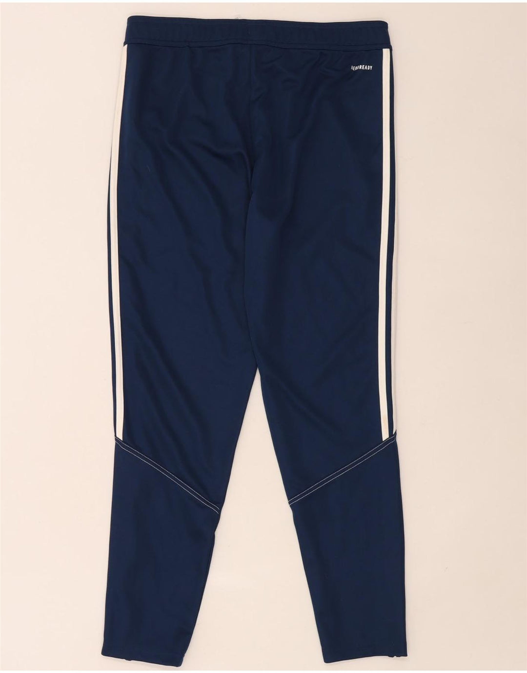 Calça de treino masculina Adidas Aeroready poliéster azul marinho médio