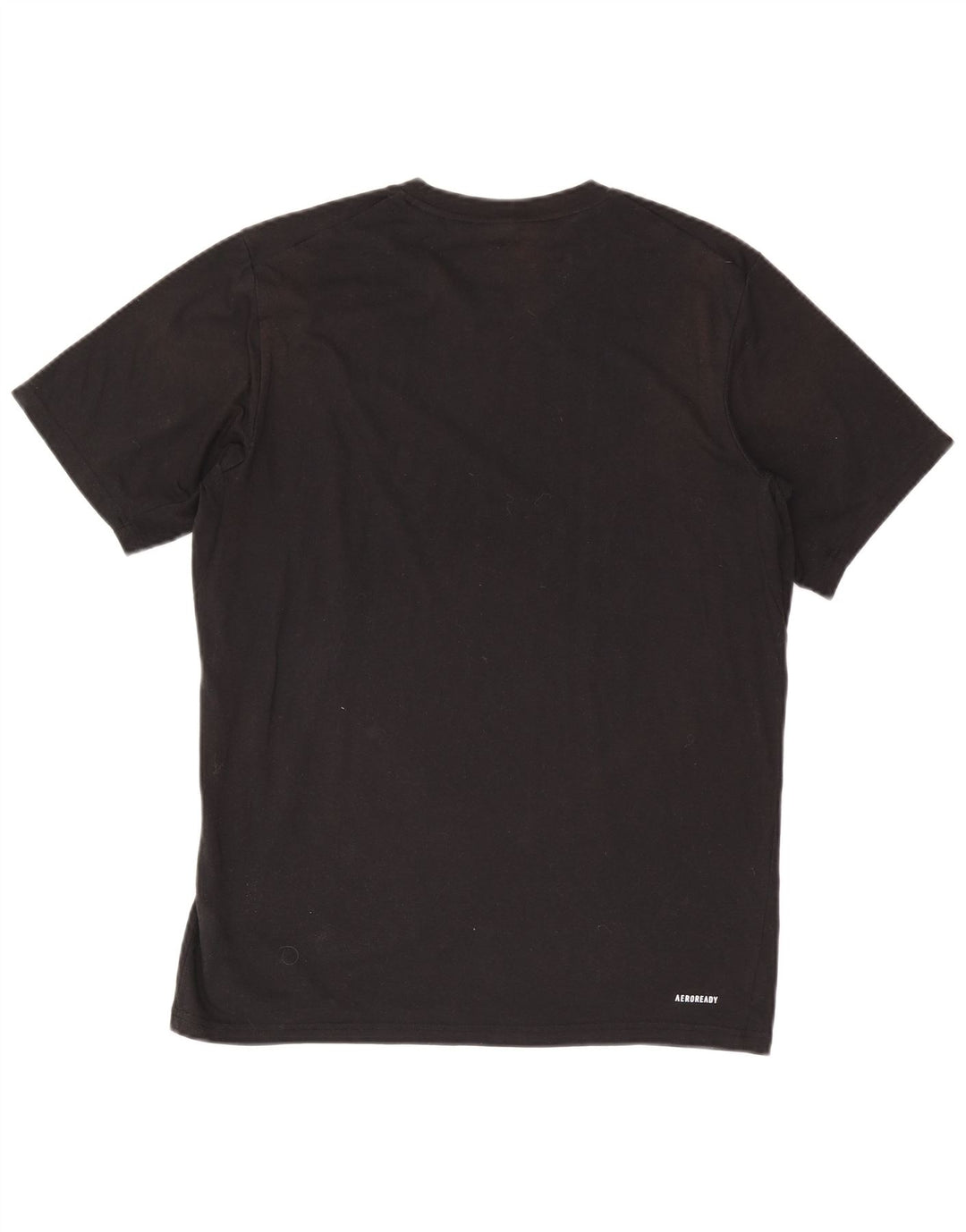 Adidas Mens Aeroready Camiseta Top Grande Poliéster Preto