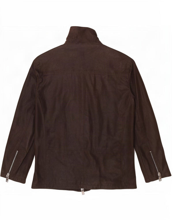 Jaqueta masculina de couro sintético Rino & Pelle IT 52 XL poliéster marrom