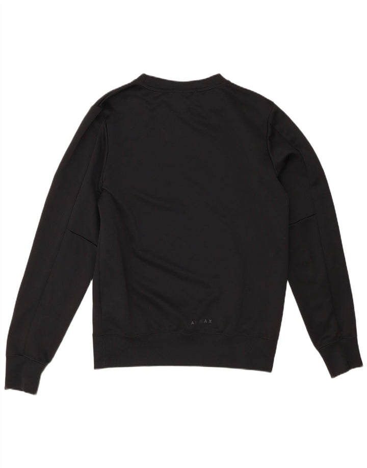 Nike Mens Graphic Moletom Jumper Pequeno Poliéster Preto