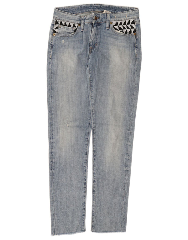 Jeans slim feminino RALPH LAUREN W27 L28 algodão azul