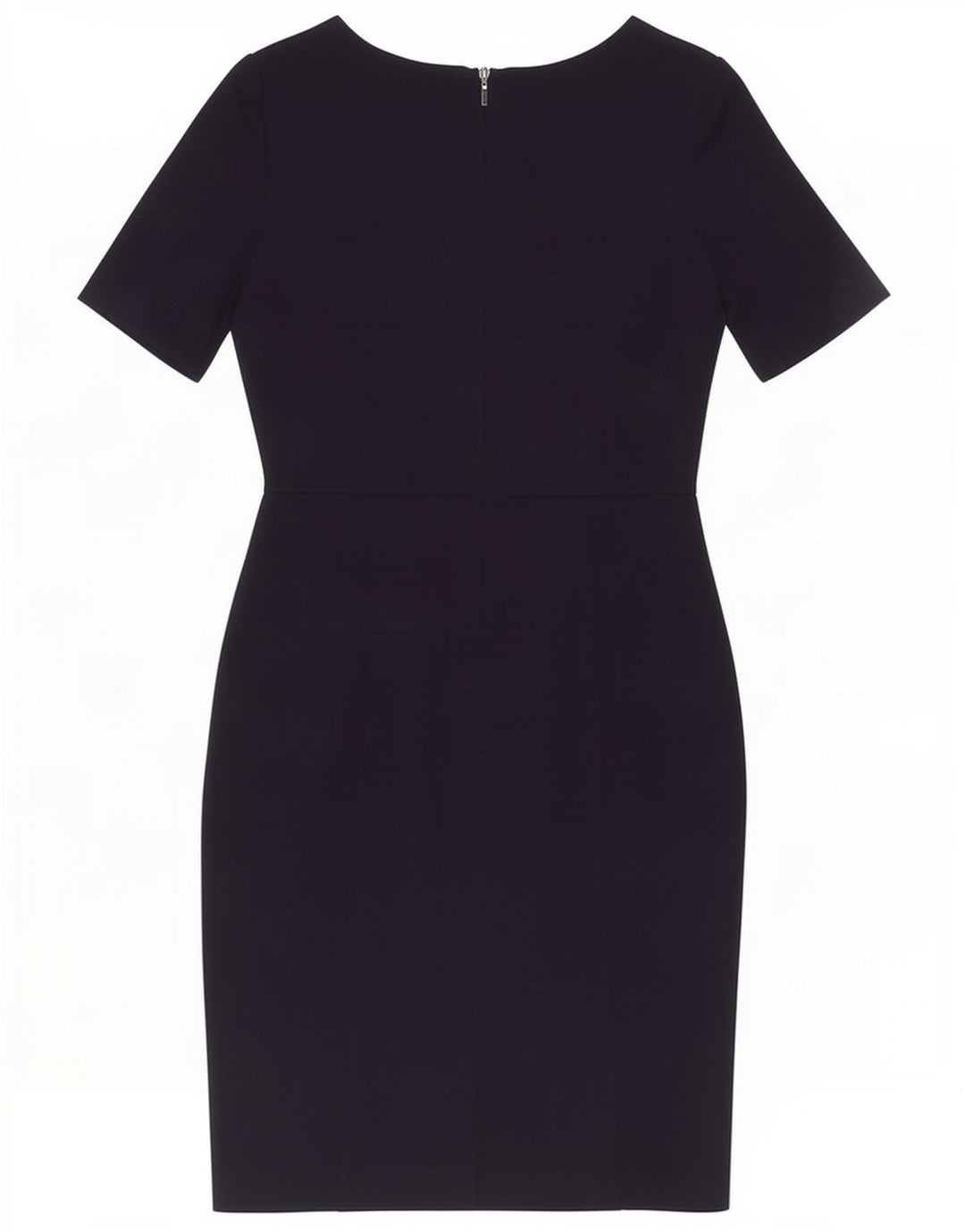 Vestido bainha feminino Marks & Spencer Reino Unido 8 pequeno poliéster azul marinho