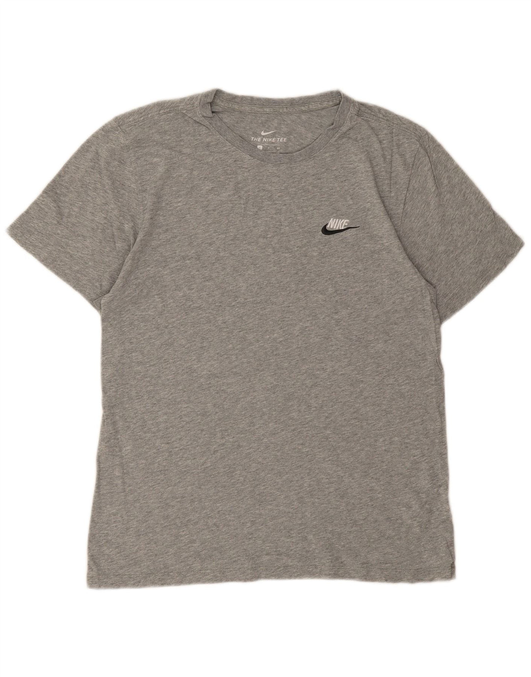 Camiseta masculina NIKE Top Pequeno Algodão Cinza