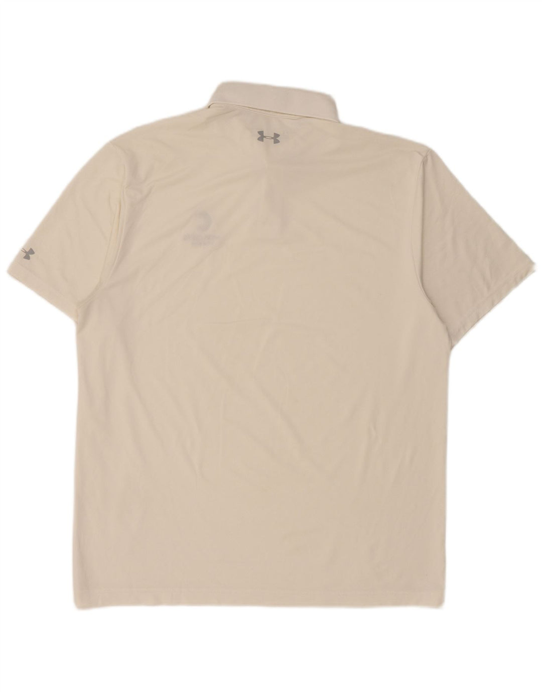 Camisa polo masculina Under Armour Heat Gear grande branca