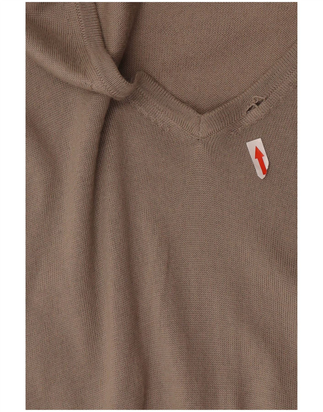 Suéter masculino Marks & Spencer Autograph com decote em V XL lã bege