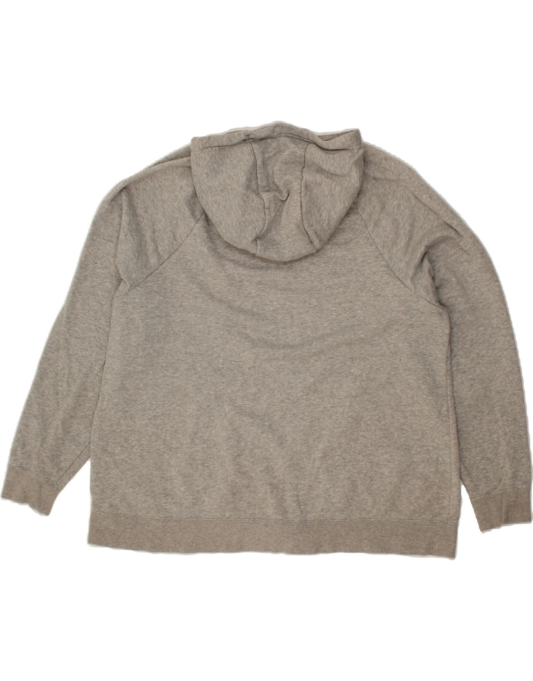 NIKE Womens Loose Fit Zip Hoodie Sweater UK 18 XL Grey Cotton Vintage Nike and Second-Hand Nike from Messina Hembry 