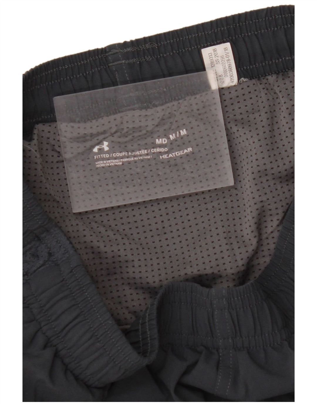 UNDER ARMOUR Mens Heat Gear Sport Shorts Médio Cinza Colourblock