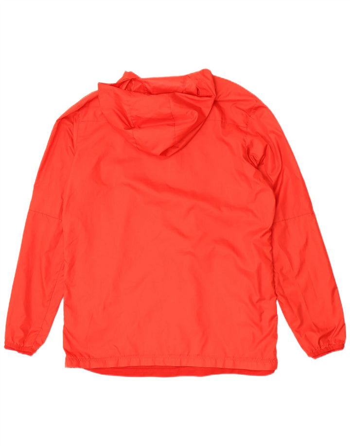 Jaqueta de chuva masculina Nike com capuz UK 40 grande poliéster vermelho