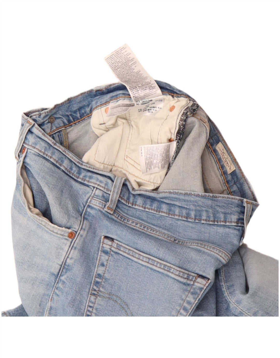 Calça jeans masculina Levi's 512 Slim Tapered W31 L32 azul algodão