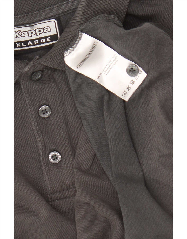 Camisa polo masculina Kappa XL cinza algodão