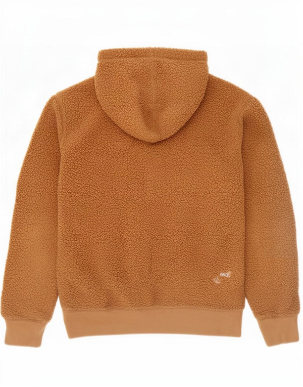 Suéter de lã com capuz gráfico oversized feminino Gap Reino Unido 14 marrom médio