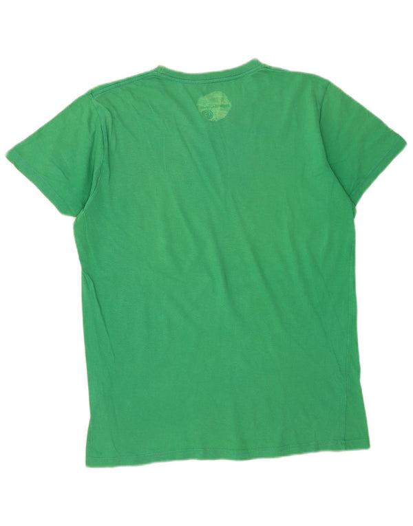 Element Camiseta masculina gráfica Top médio algodão verde