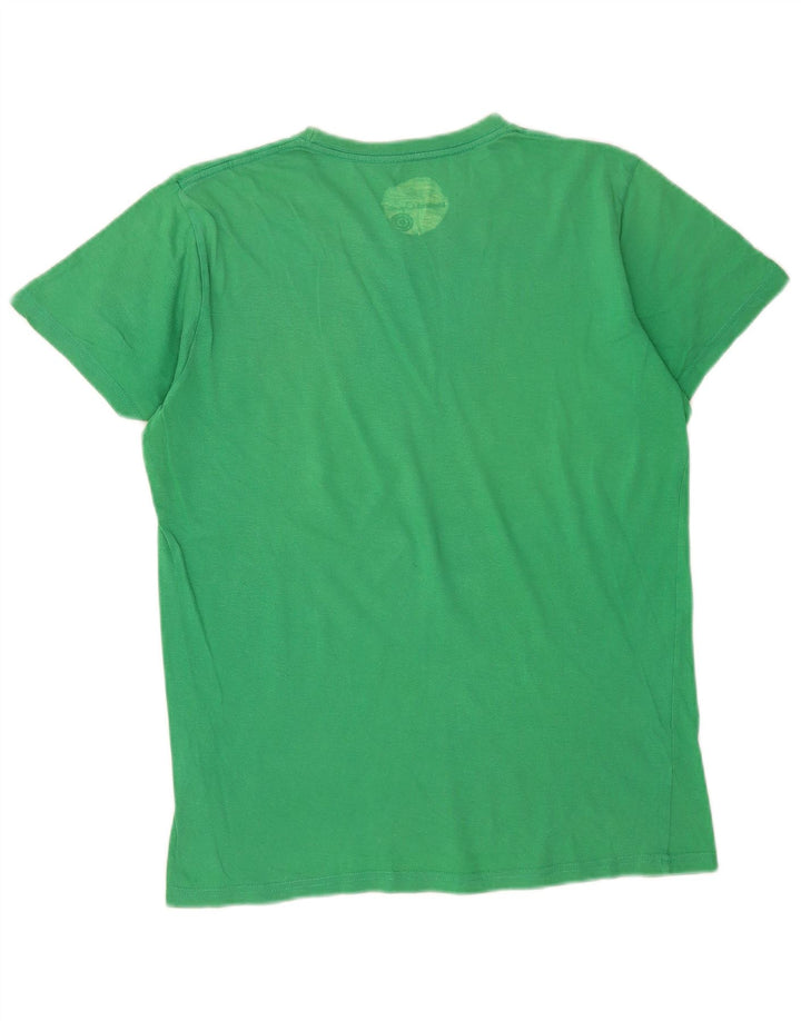 Element Camiseta masculina gráfica Top médio algodão verde