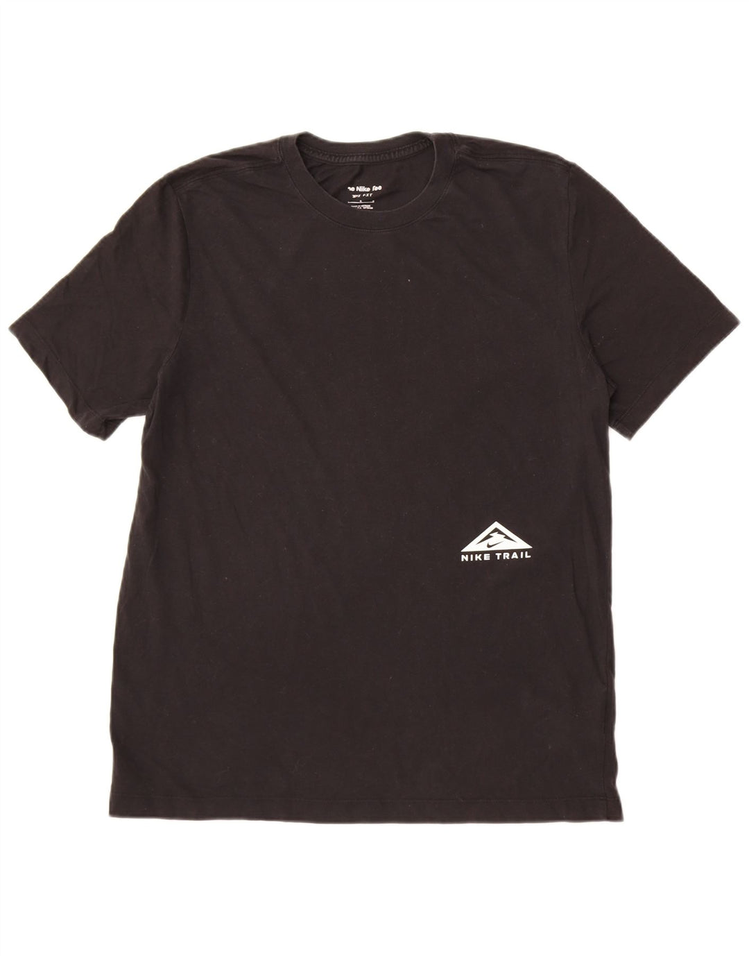 Camiseta Nike Masculina Dri Fit Graphic Top Grande Algodão Preto