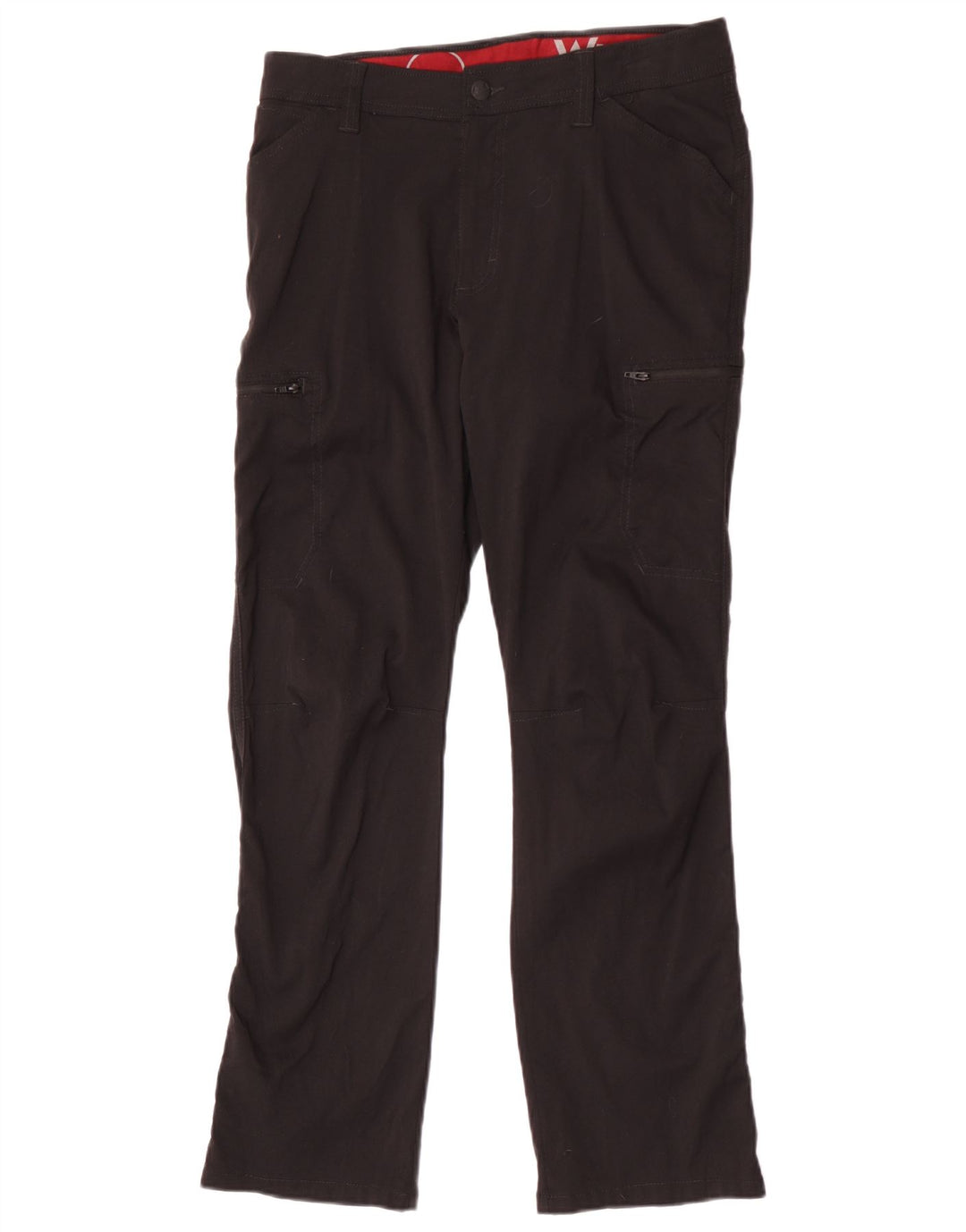 Wrangler Mens Slim Cargo Calças W32 L30 Preto Nylon