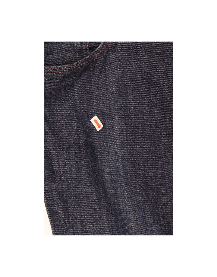 Jeans Bootcut feminino TRUSSARDI W33 L26 algodão azul marinho