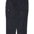 Calças cargo retas masculinas Dickies W44 L28 poliéster azul marinho