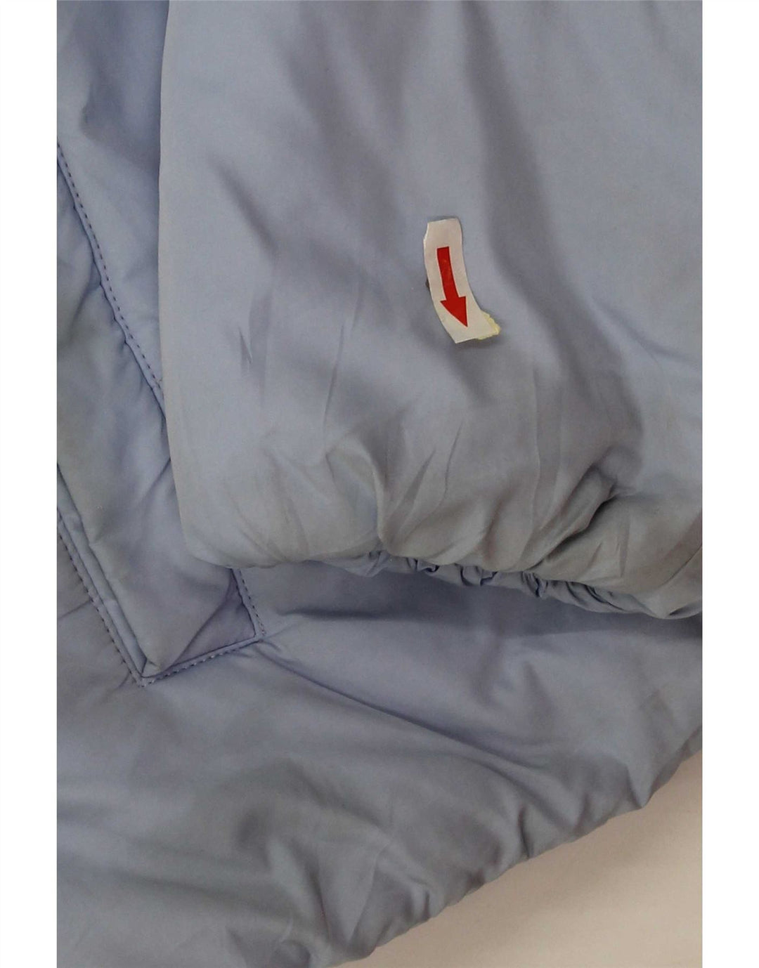 Jaqueta feminina acolchoada com capuz Marks & Spencer Reino Unido 14 grande poliéster azul