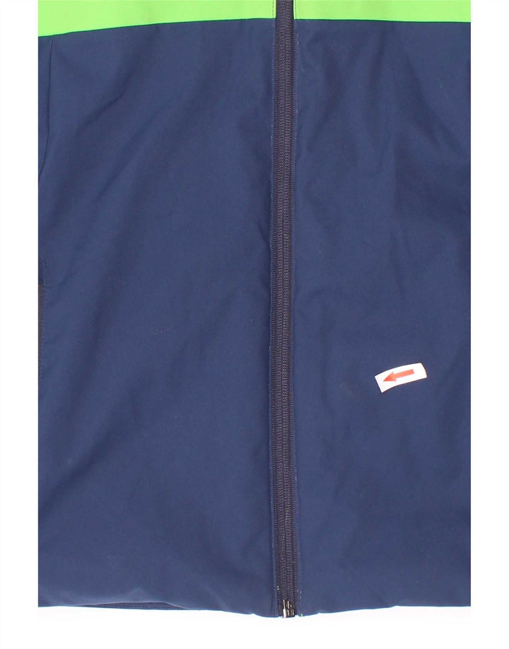 Jaqueta acolchoada com capuz para meninos Colmar 9-10 anos azul marinho poliéster Colourblock