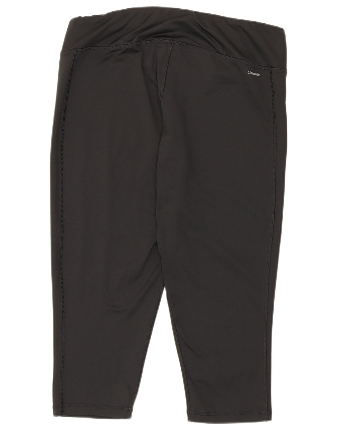 Adidas Womens Climalite Capri Leggings UK 16/18 Grande Preto Poliéster