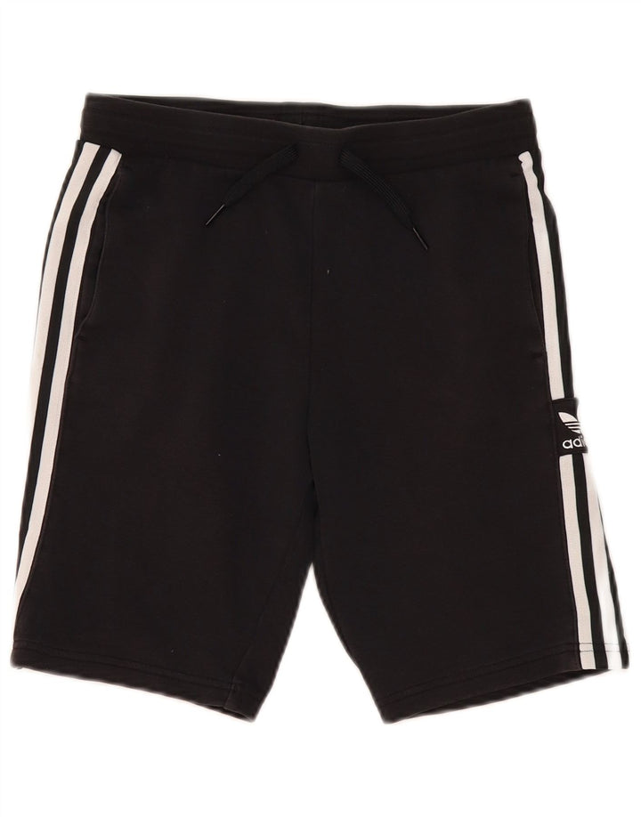 Shorts esportivos Adidas meninos 12-13 anos pretos