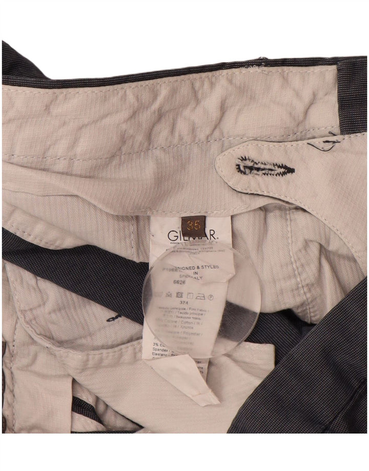 Calça Chino Masculina Reta SIVIGLIA W35 L32 Algodão Azul Marinho