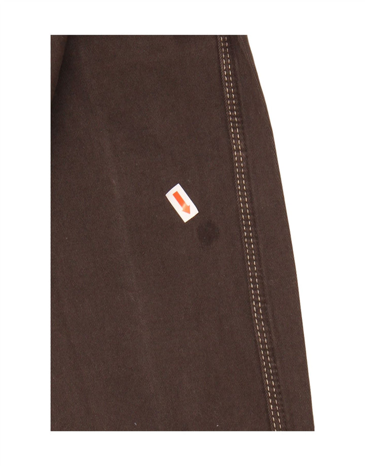 SIVIGLIA Mens Slim Casual Trousers W32 L33 Brown Cotton Vintage SIVIGLIA and Second-Hand SIVIGLIA from Messina Hembry 