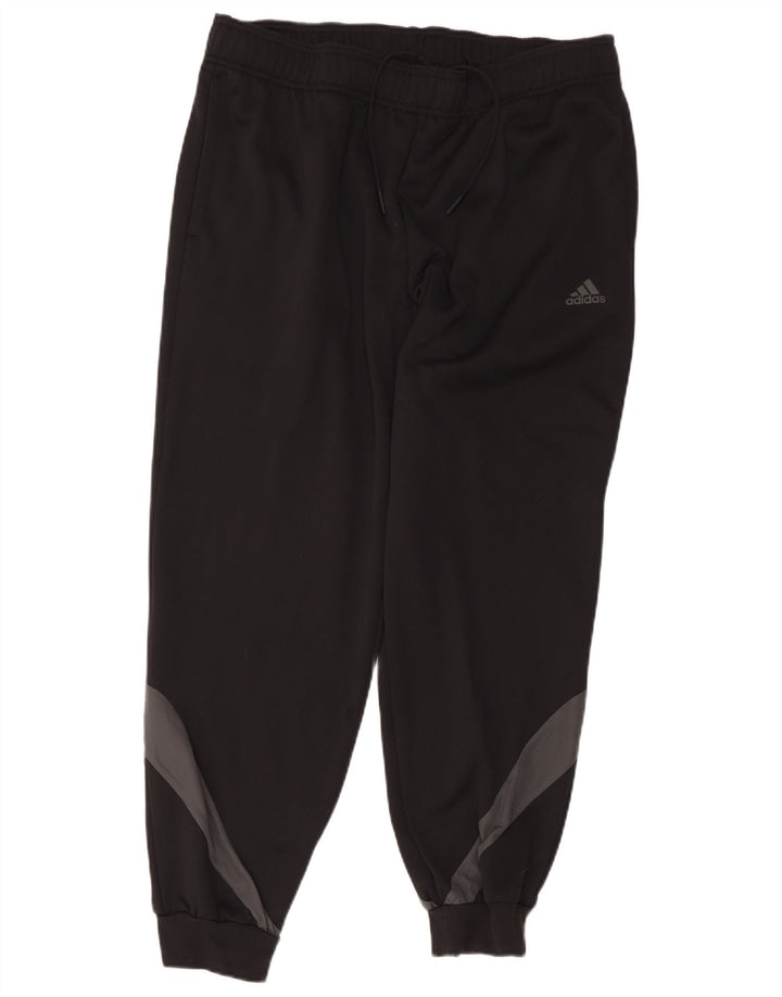 Calça de treino masculina Adidas Joggers XL preto colorblock poliéster