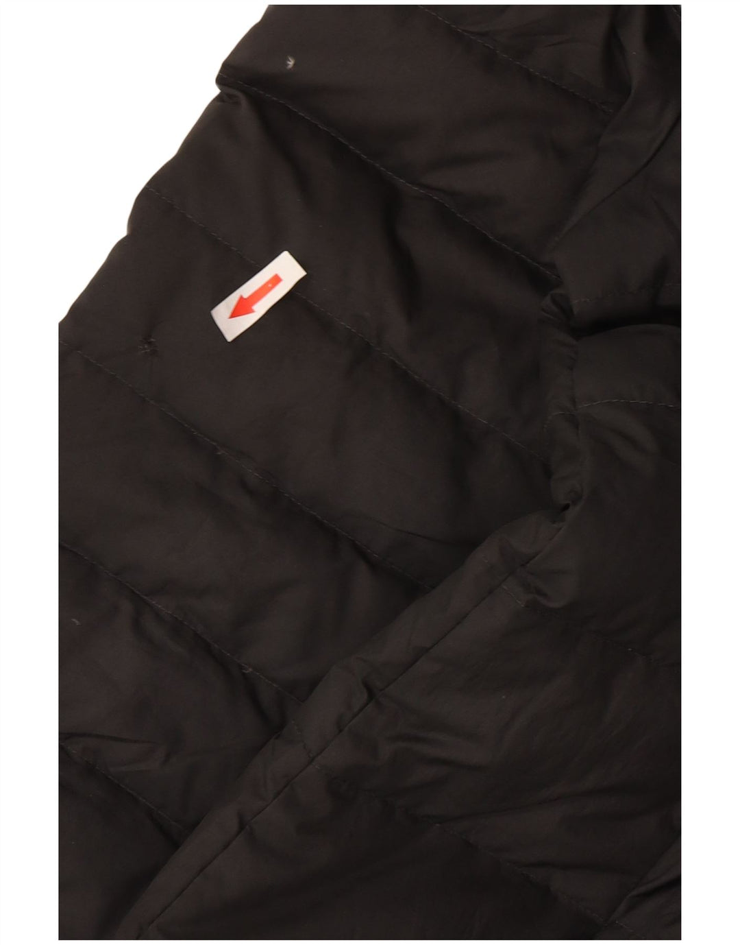 Jaqueta acolchoada com capuz feminina Nike UK 12 cinza médio