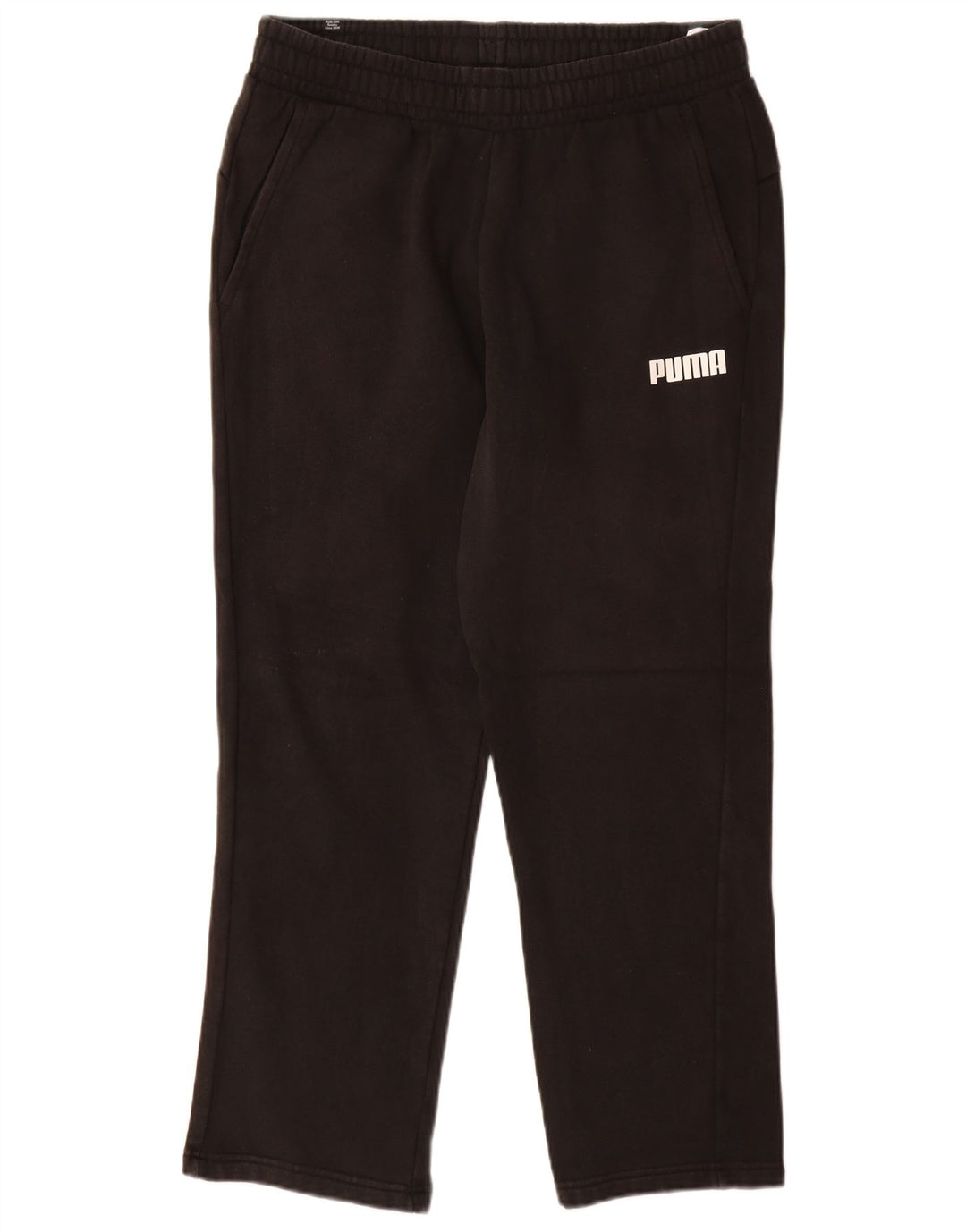 Calça de treino masculina Puma grande algodão preto