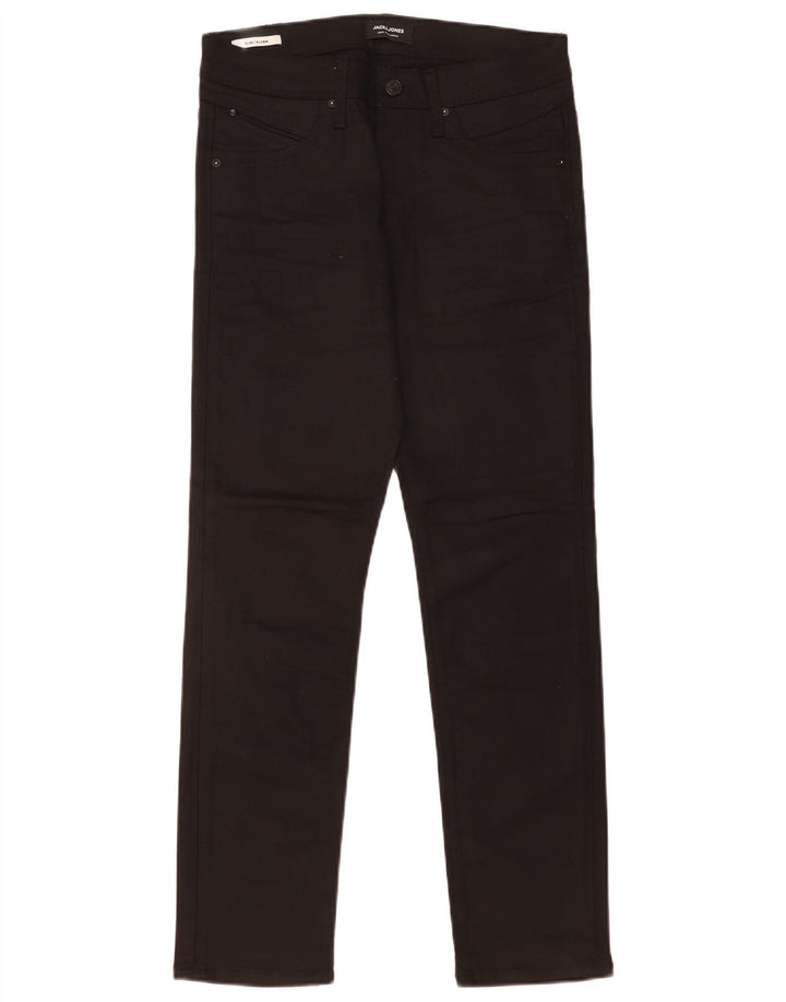 Jack & Jones Masculino GLENN Slim Jeans W31 L30 Algodão Preto