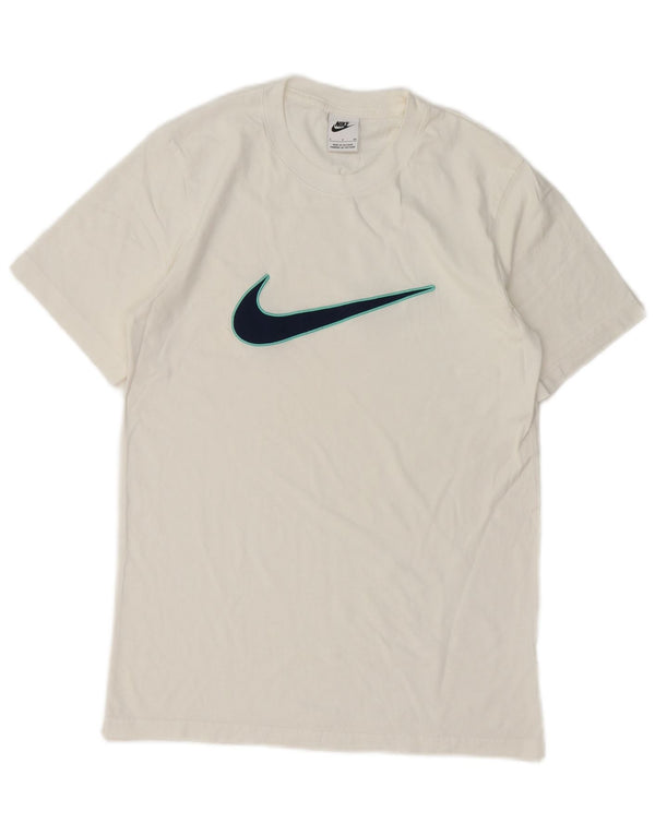 Camiseta Nike masculina gráfica top pequeno branco