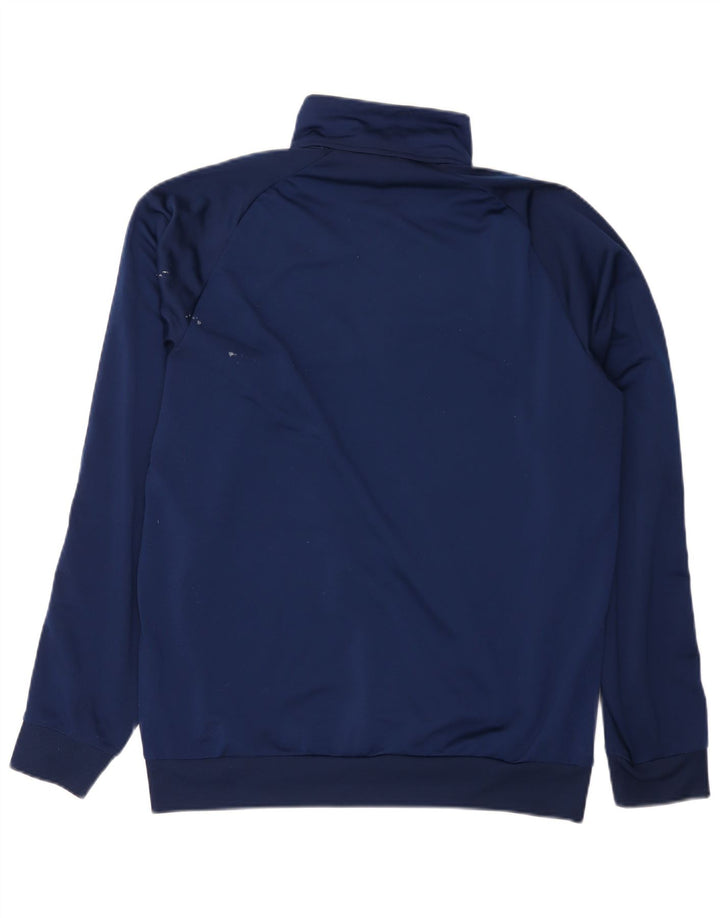 Adidas Mens Treino Top Jaqueta Grande Poliéster Azul Marinho