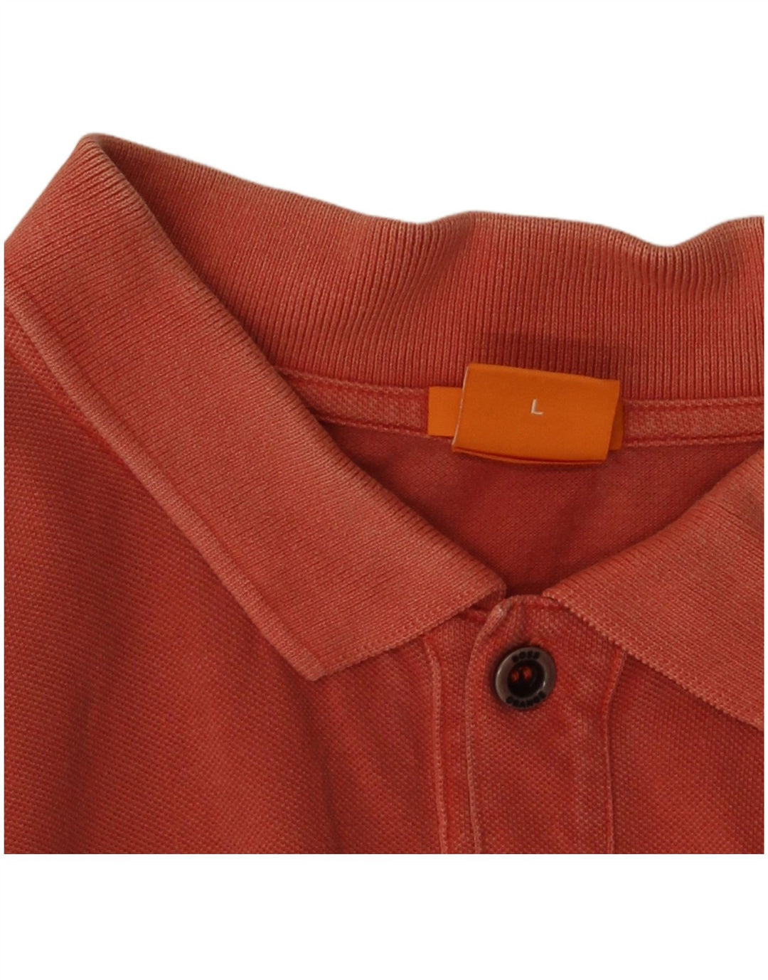 Camisa polo masculina Hugo Boss Slim Fit grande laranja