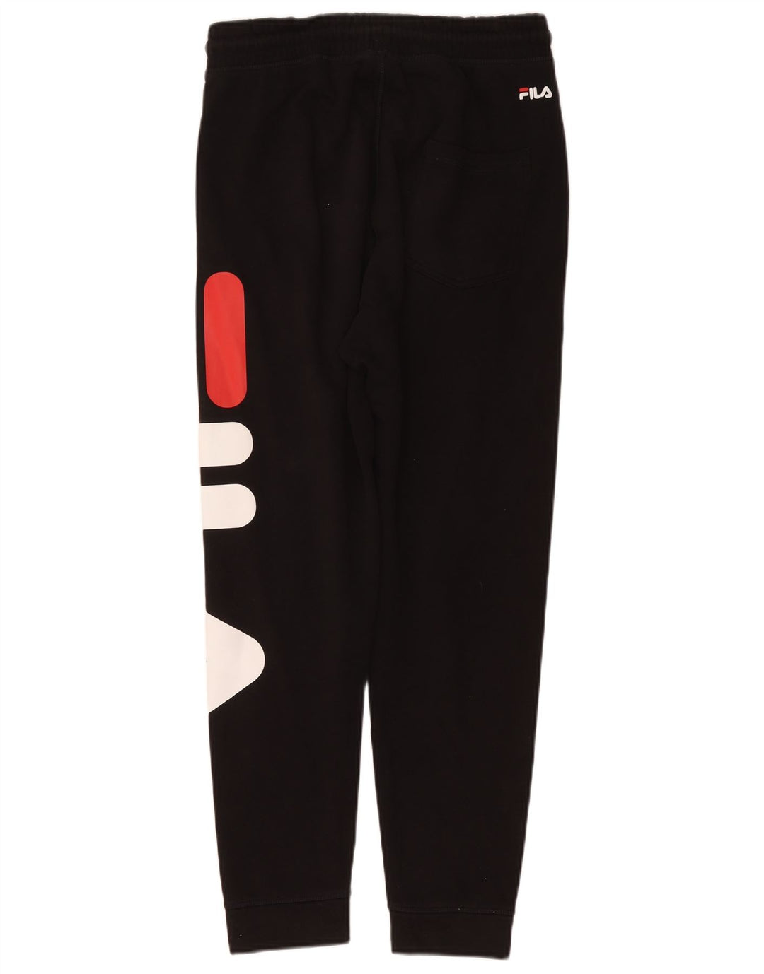 Calça de treino masculina FILA Graphic Joggers médio algodão preto