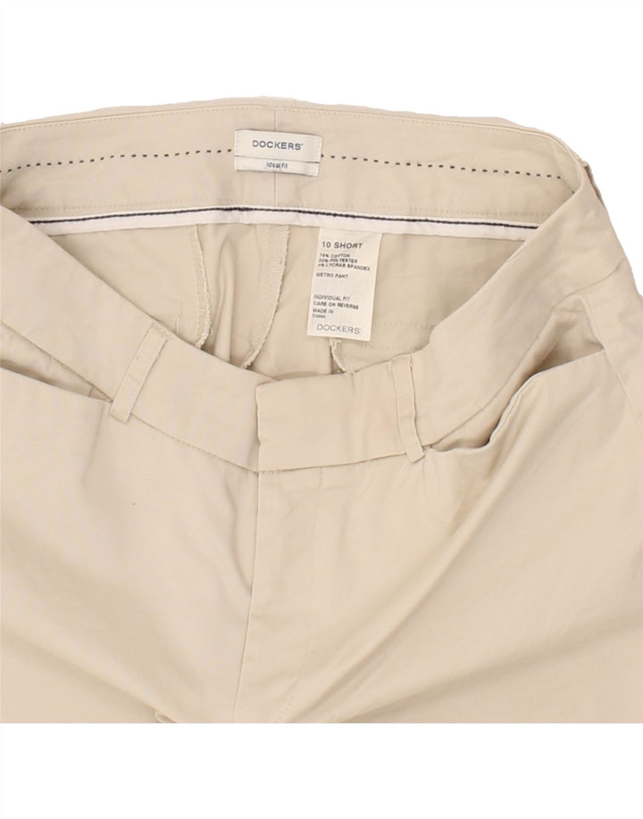 DOCKERS Womens Bootcut Casual Trousers US 10 Large W32 L30  Beige Cotton Vintage Dockers and Second-Hand Dockers from Messina Hembry 
