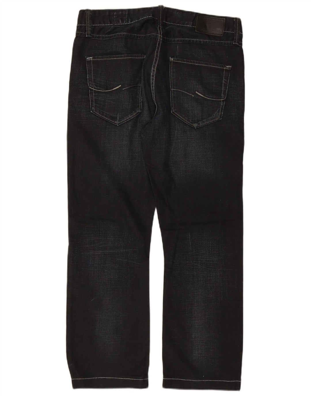 Jeans retos masculinos JACK & JONES W33 L28 algodão preto