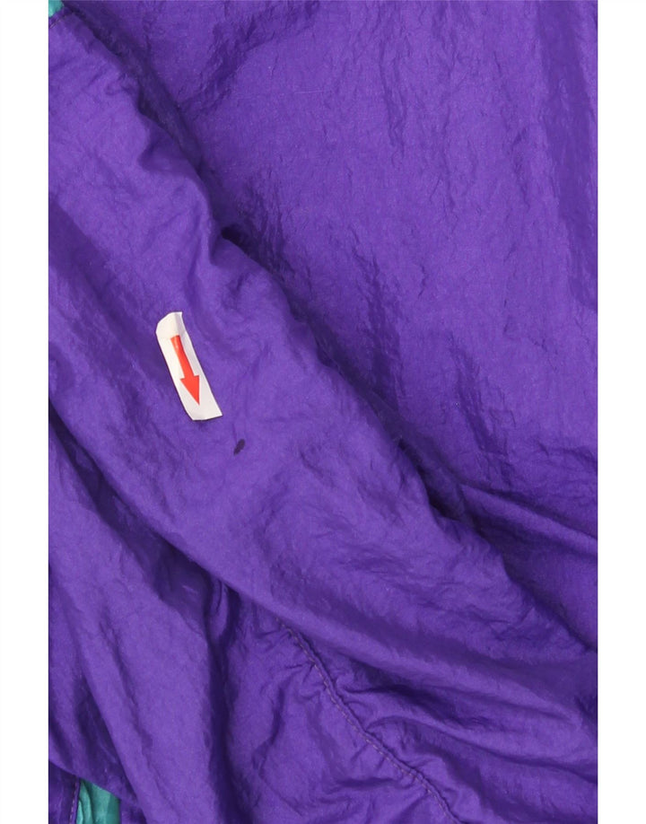 Arena Mens Graphic Tracksuit Top Jacket XL Roxo Colorblock