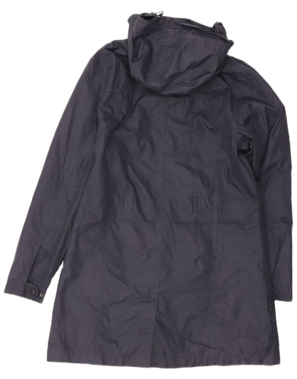 Capa de chuva feminina com capuz Mountain Warehouse UK 12 poliéster azul marinho médio