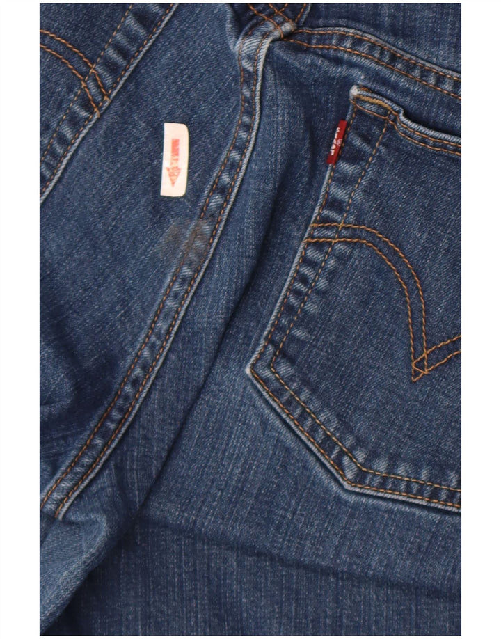 Calça jeans feminina Levi's 512 Bootcut US 12 grande W32 L30 azul algodão