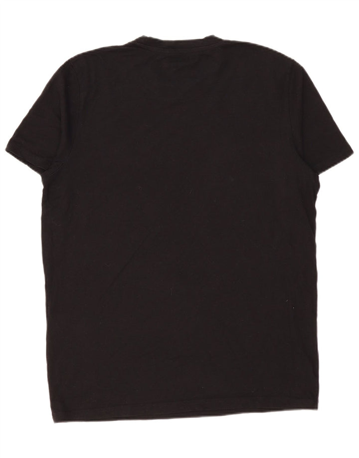 Camiseta masculina Jack & Jones grande algodão preto