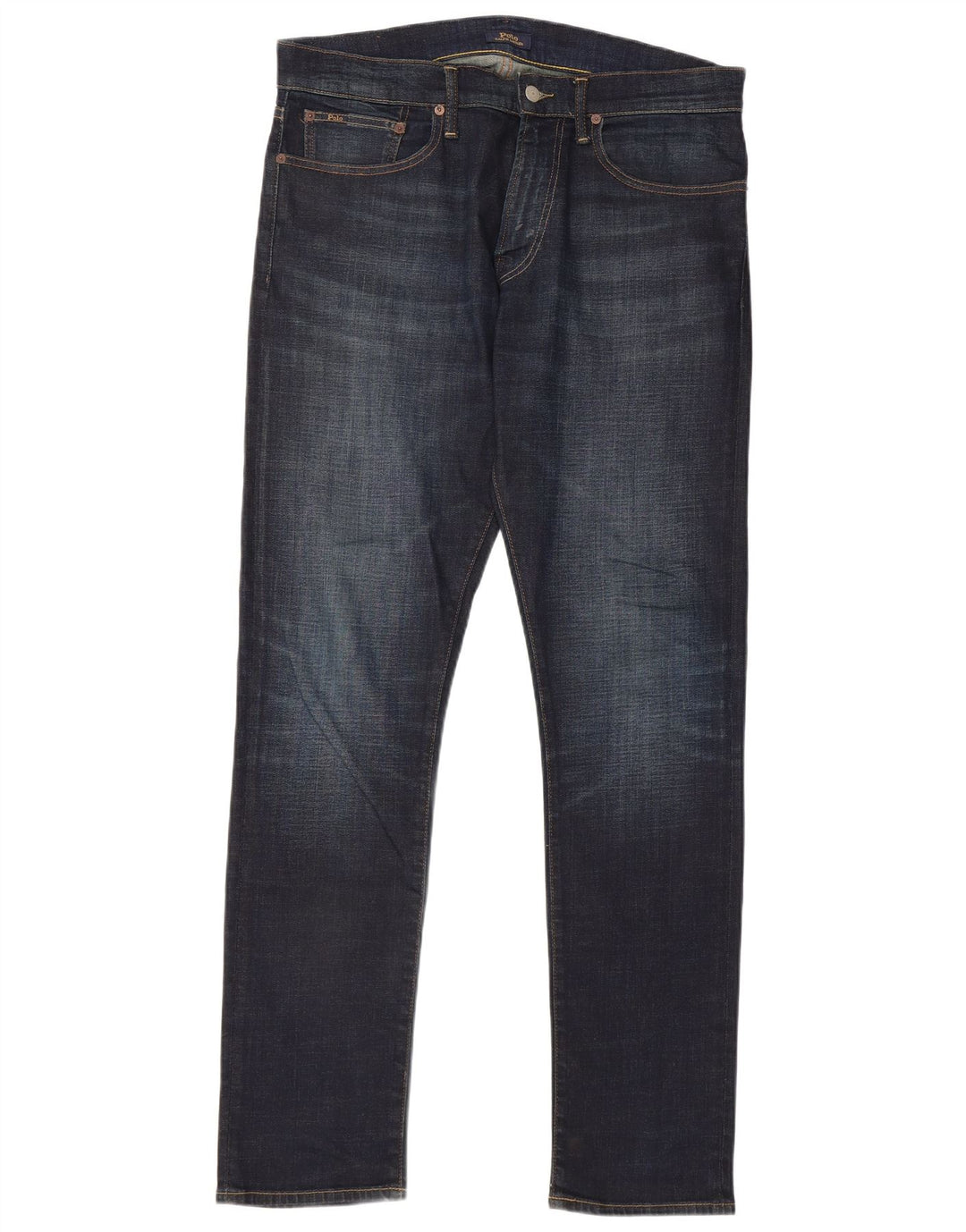 POLO RALPH LAUREN Jeans Slim Masculino W33 L34 Azul Marinho Algodão