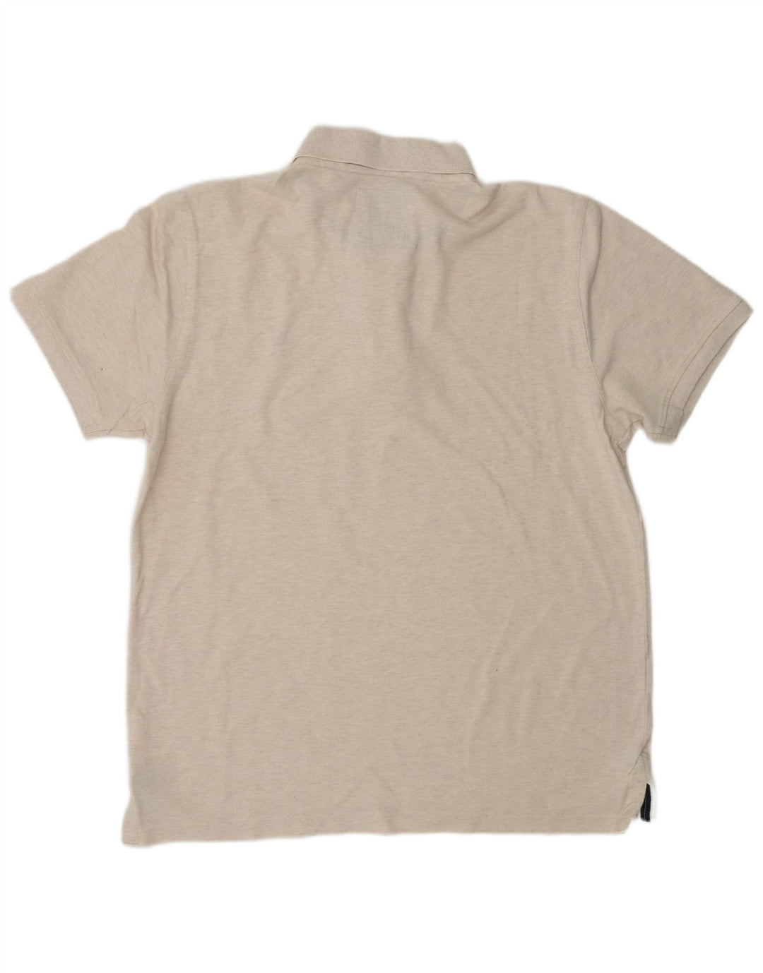 CREW CLOTHING Camisa polo masculina grande algodão cinza