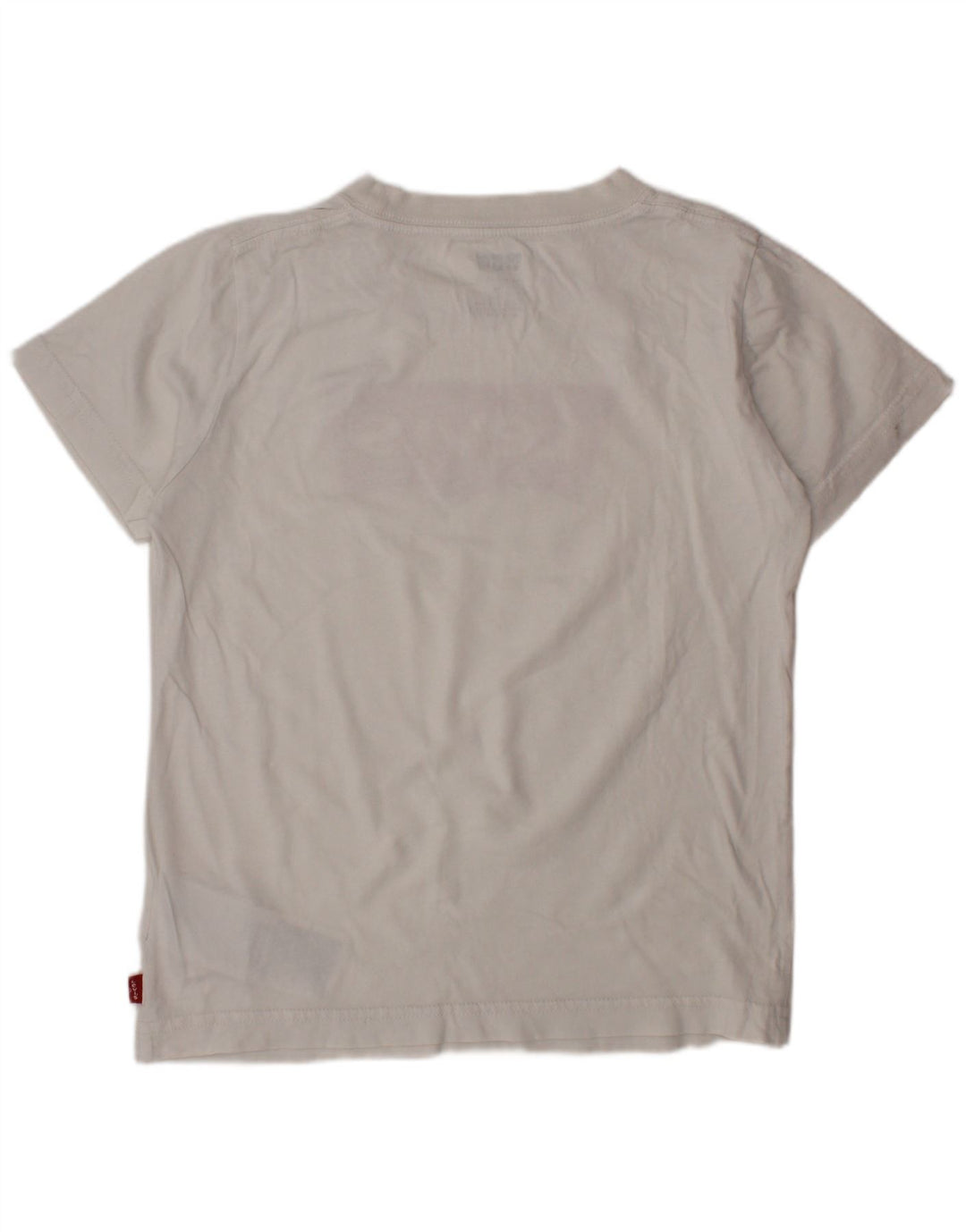 Camiseta gráfica LEVI'S Boys 7-8 anos algodão branco