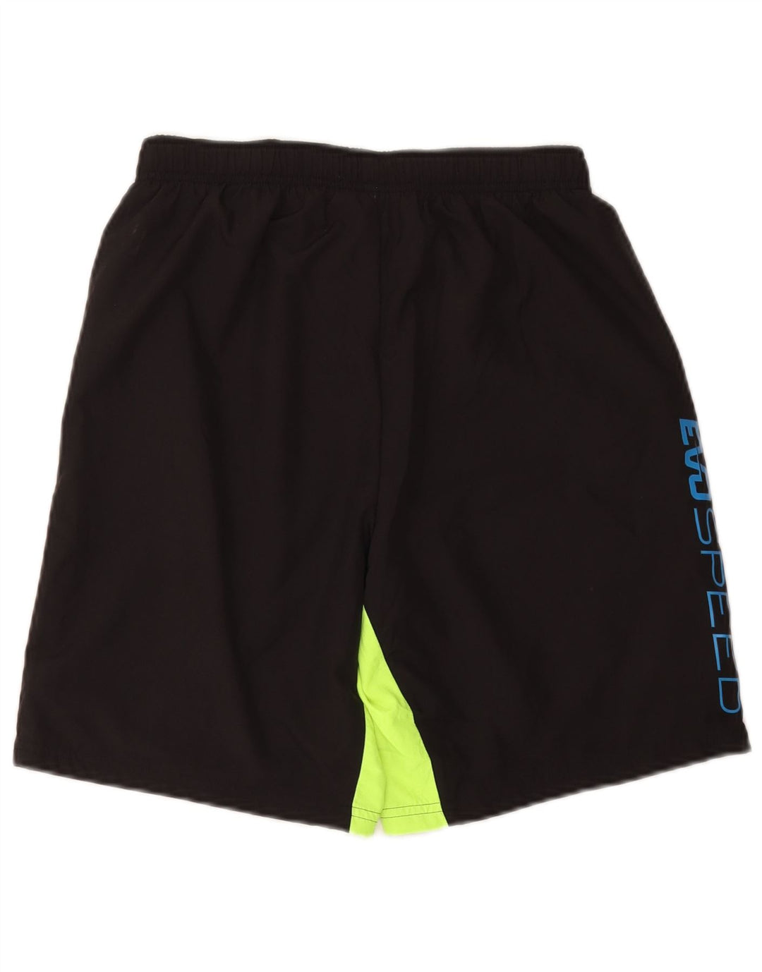 Shorts esportivos masculinos Puma pequenos esportivos de poliéster colorblock preto