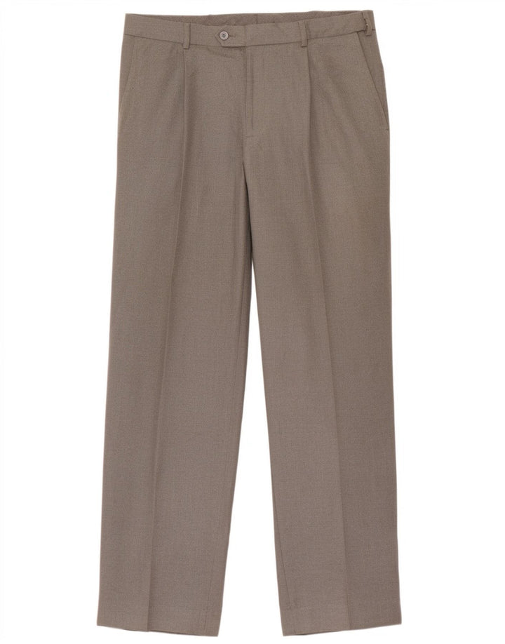 Calça masculina Marks & Spencer Pegged Suit W36 L31 cinza poliéster