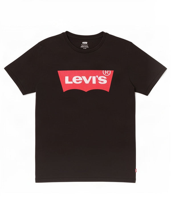 Camiseta gráfica masculina Levi's pequena preta