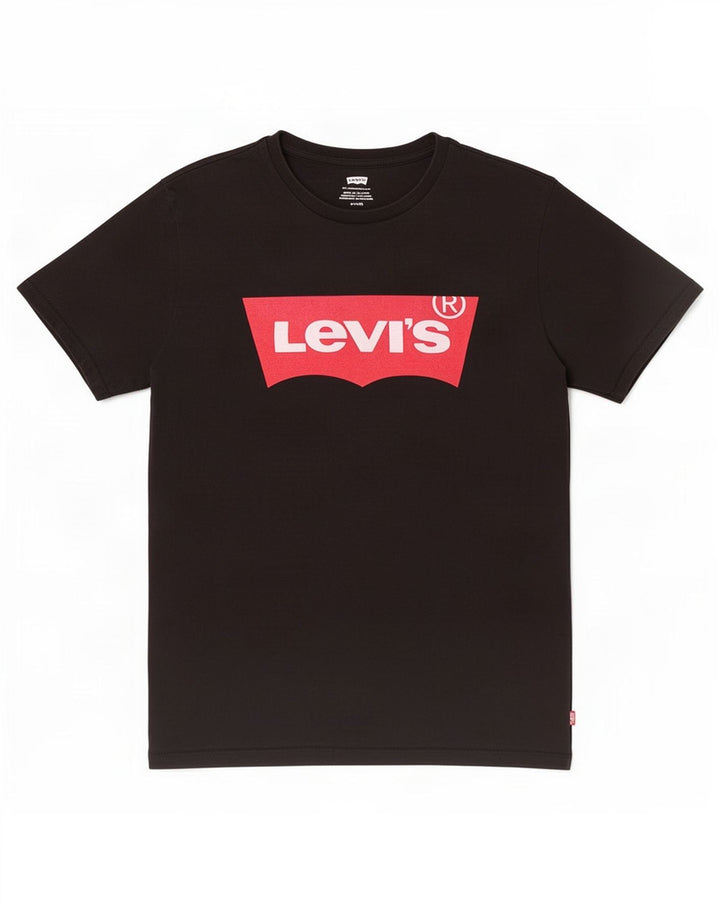 Camiseta gráfica masculina Levi's pequena preta