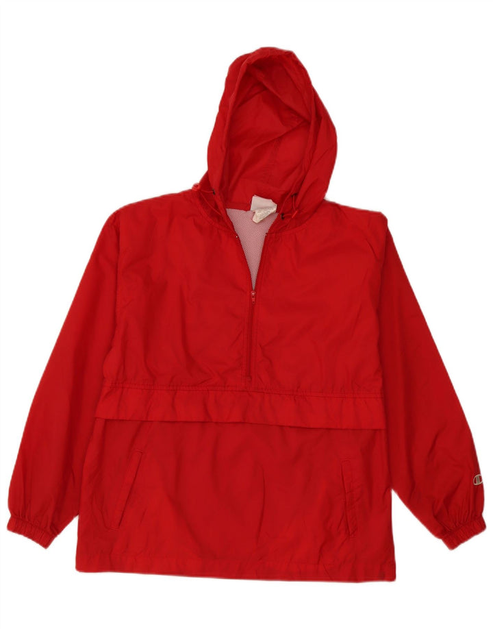 Jaqueta de chuva com capuz para meninas Champion 11-12 anos grande nylon vermelho