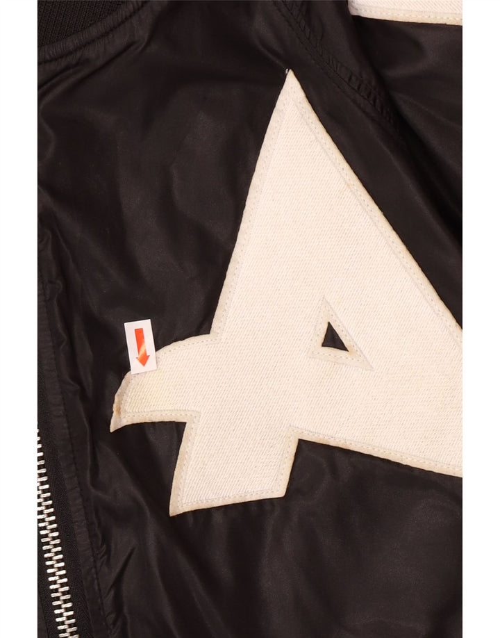 Jaqueta bomber gráfica masculina G-Star UK 38 poliamida preta média